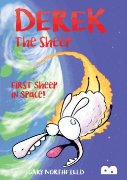 Derek the sheep - first sheep in space book cover